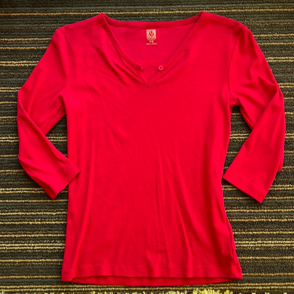 🚨Anne Klein Sport Red Top